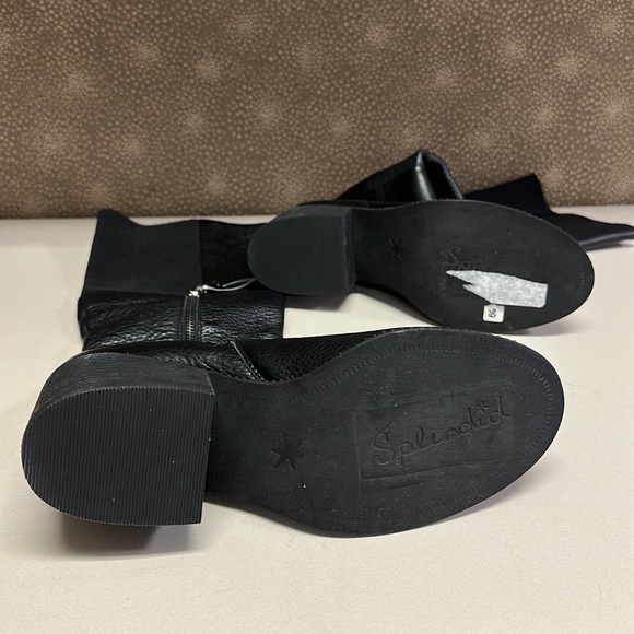 🔥🔥🔥NEW Splendid Black Leather Boots - Picture 6 of 8